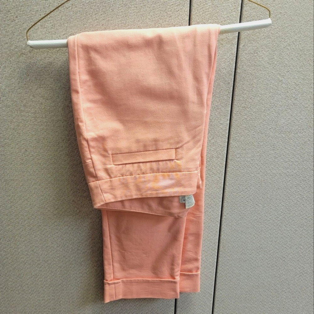 Kenar Peach Cotton Capris